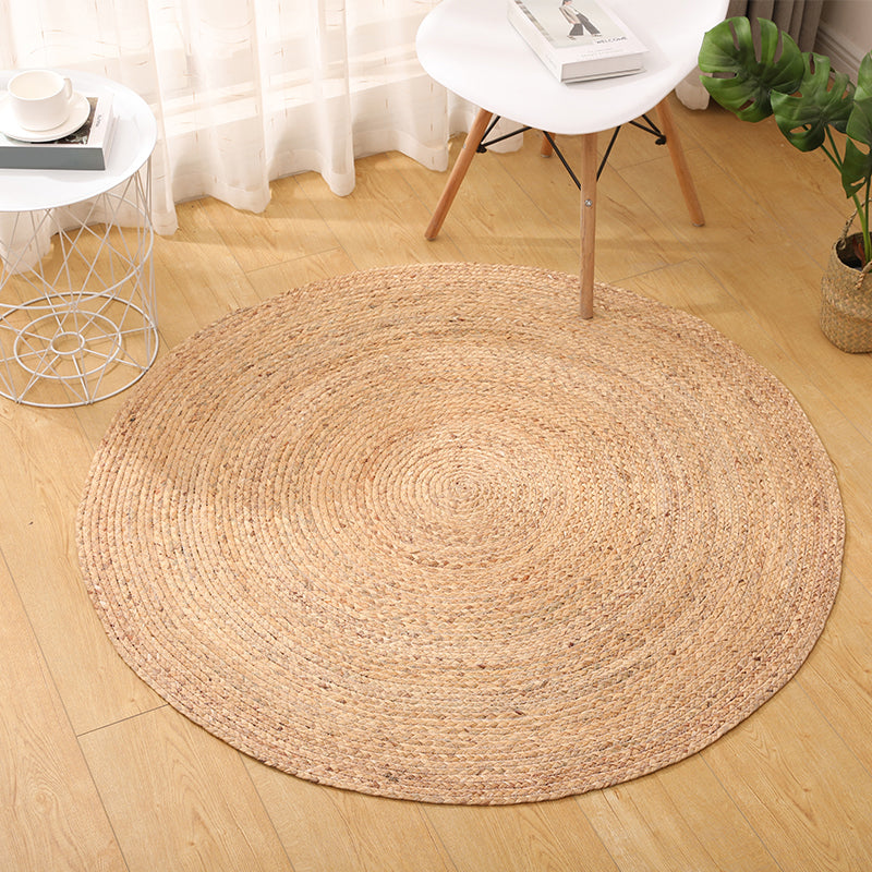 BowLift | Rustic Solid Color Carpet Multi-colors Flax Rug Pet-Friendly Handmade Easy Maintenance Carpet for Room