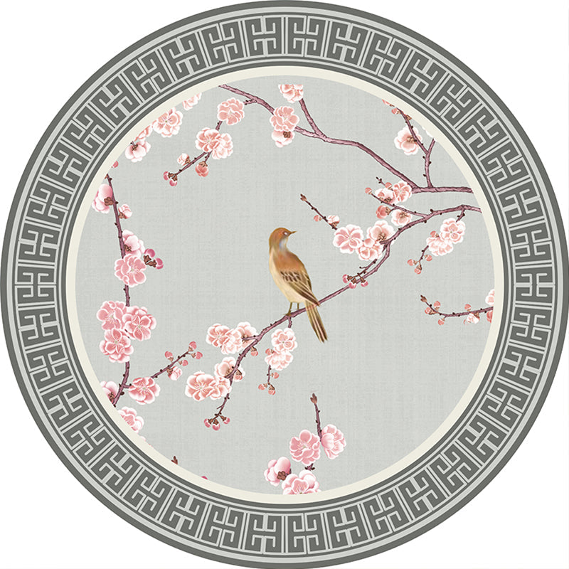 BowLift | Majestic Oriental Carpet Multi Colored Print Rug Pet-friendly Non-slip Background Rug for Study Room