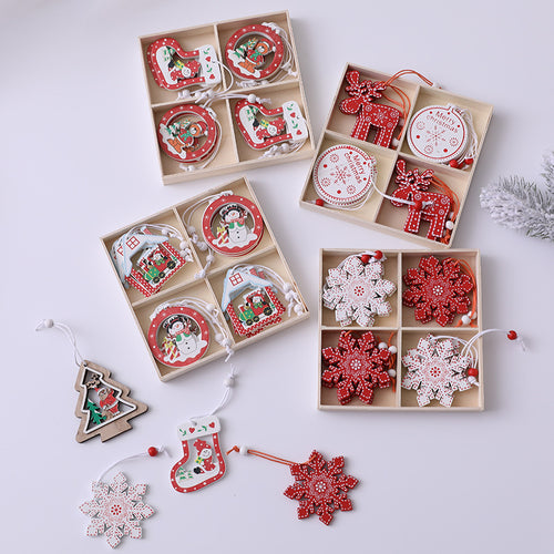 Christmas Themed Decorative Ornament Set