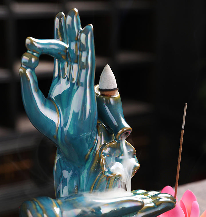Lotus Waterfall Incense Holder