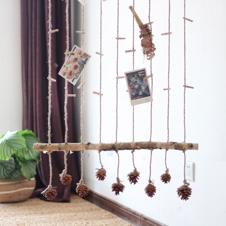 Decorative wall tapestry with natural motifs Bowlift
