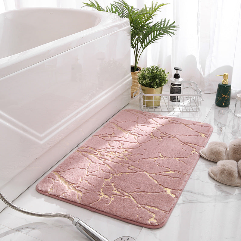 Luxurious Velvet Bath Mat Bowlift