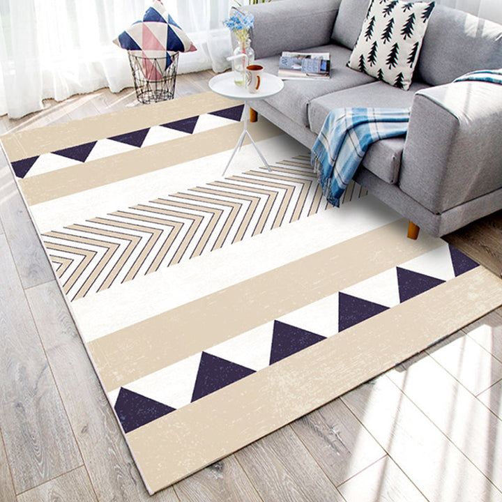 BowLift | Southwest Tribal Print Rug Multicolor Polypropylene Rug Non-Slip Pet Friendly Washable Rug for the Living Room