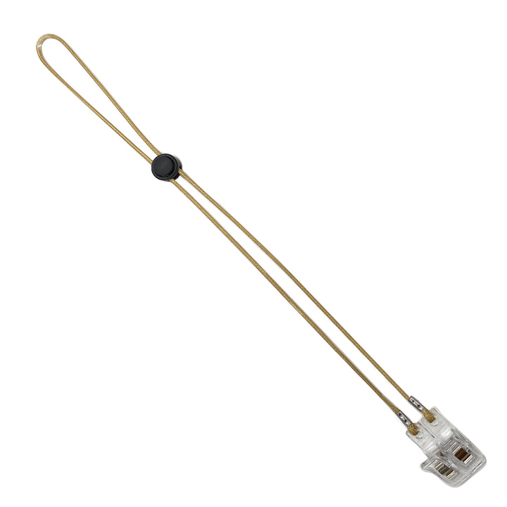 Adjustable Eyewear Retainer with Locking Clips Bowlift