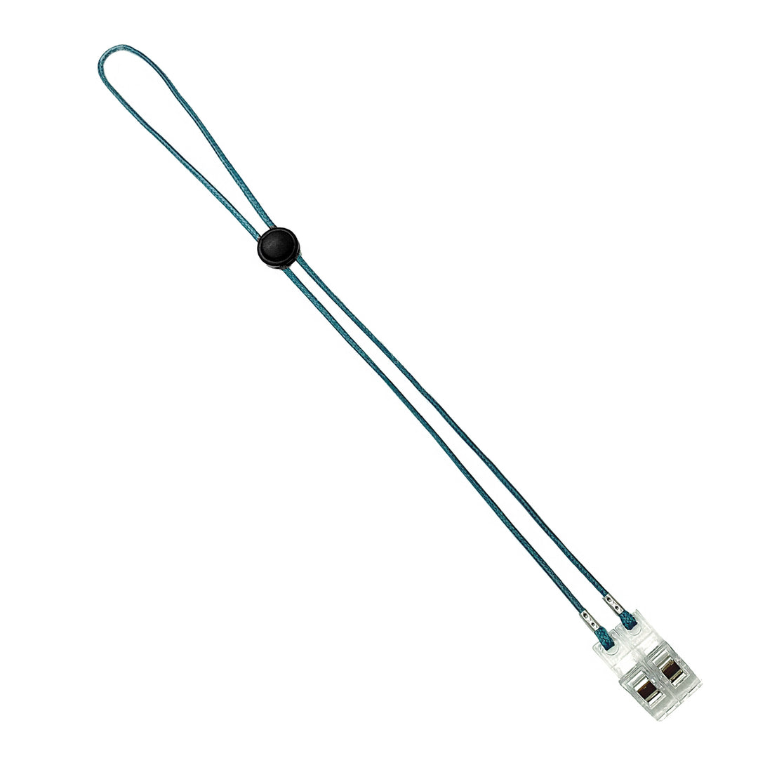 Adjustable Eyewear Retainer with Locking Clips Bowlift