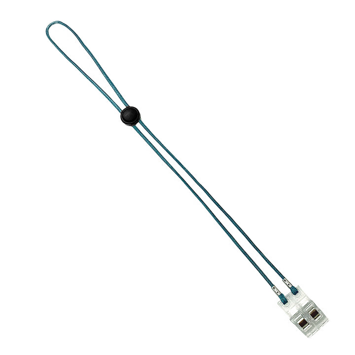 Adjustable Eyewear Retainer with Locking Clips Bowlift