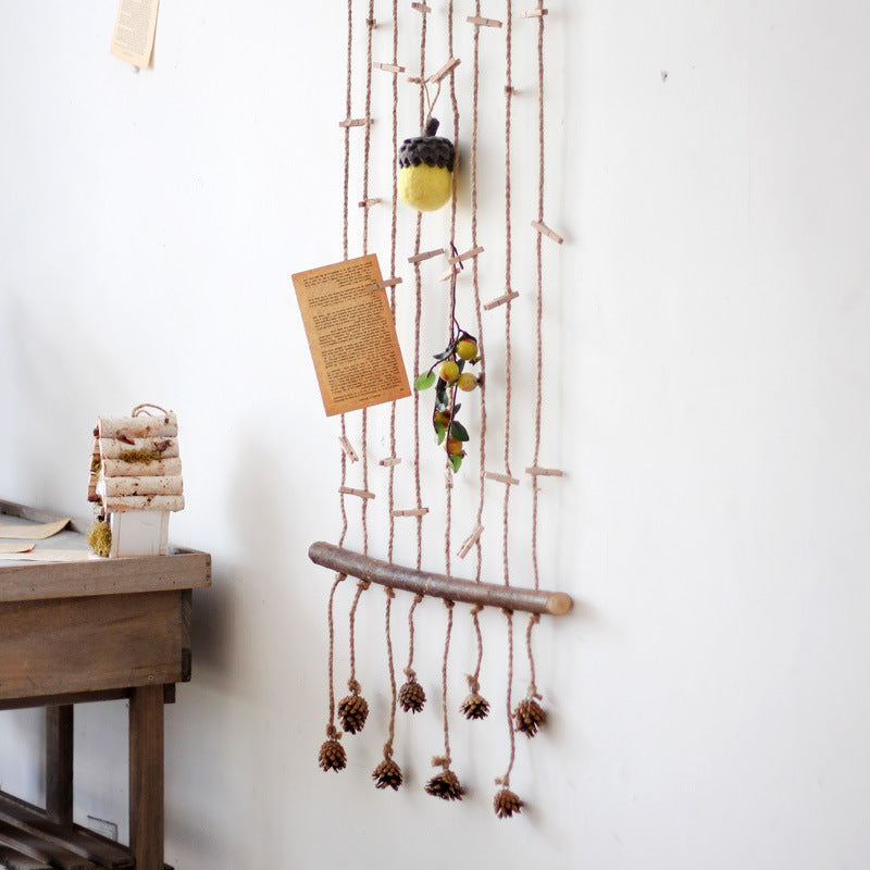 Decorative wall tapestry with natural motifs Bowlift