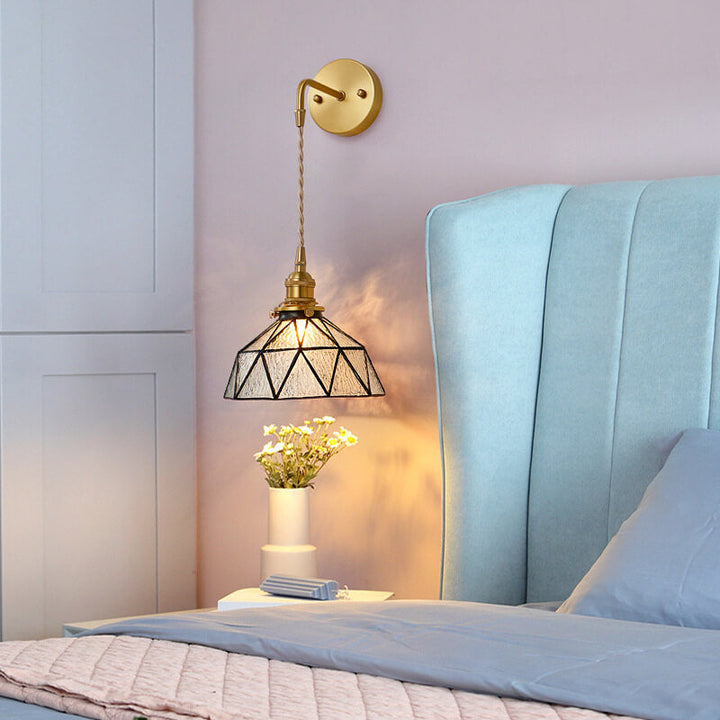 BowLift | Stylish Aquarius Wall Lamp with Water Ripple Glass – Modern and Soothing