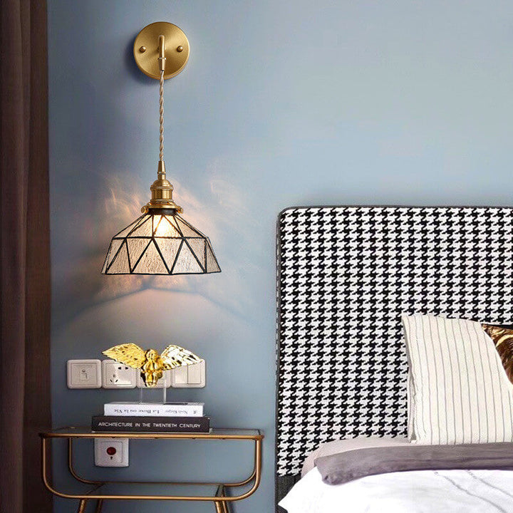 BowLift | Stylish Aquarius Wall Lamp with Water Ripple Glass – Modern and Soothing