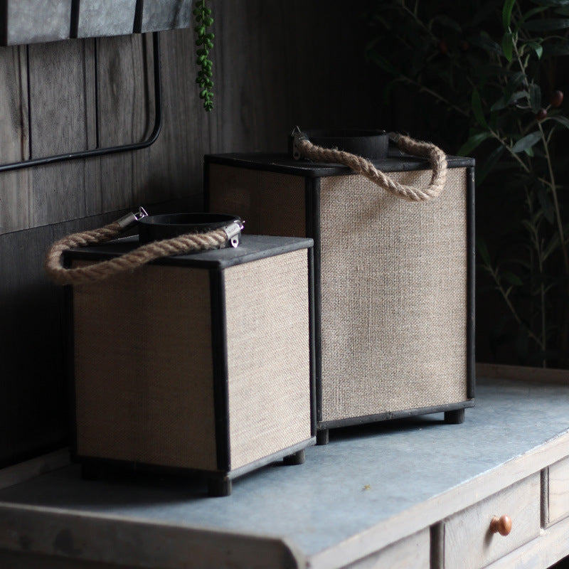 Modern storage basket made of fabric Bowlift