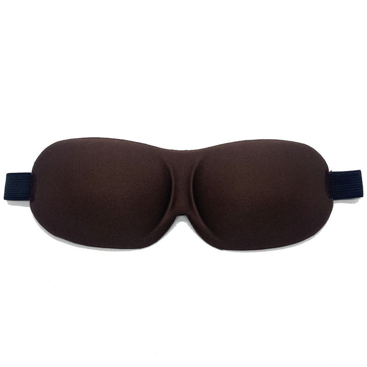 Three-Dimensional Contoured Breathable Sleep Mask With Adjustable Strap