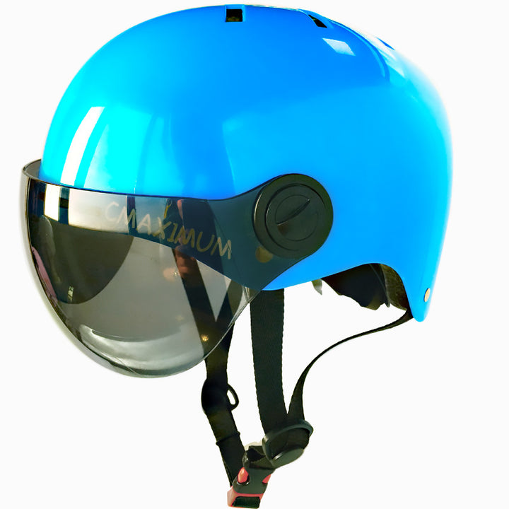 Protective Helmet with Visor Bowlift