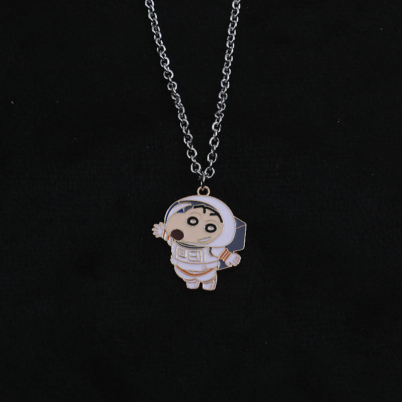 Astronaut Pendant Necklace Bowlift
