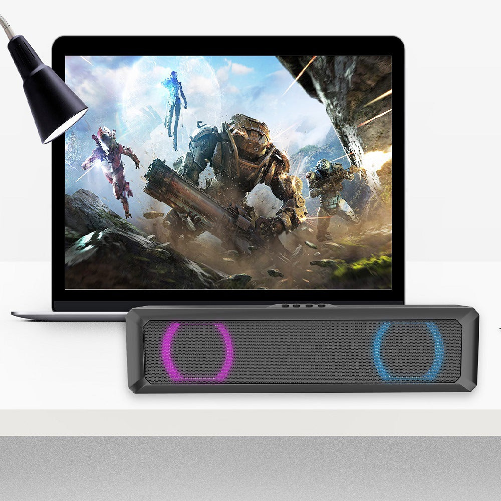 Desktop speakers with powerful sound and compact-optimized design Bowlift