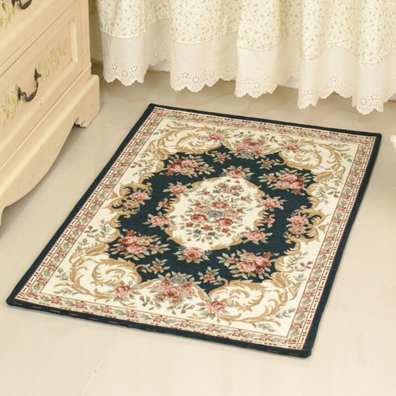 BowLift | Chic Living Room Rug Multicolored Polypropylene Area Rug Non-Slip Back Easy-Care Indoor Rug