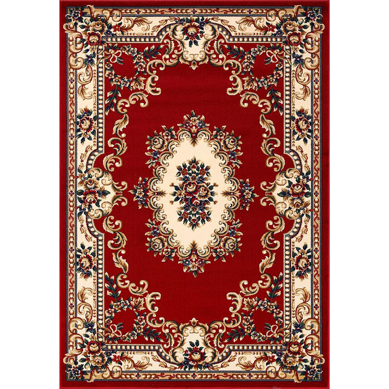 BowLift | Olden Floral Printed Carpet Multicolored Synthetic Area Rug Pet Friendly Easy Care Indoor Cover for Living Room
