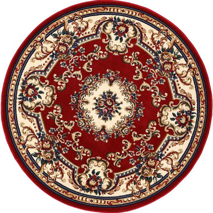 BowLift | Olden Flower Printed Rug Multicolored Synthetic Area Rug Pet Friendly Washable Indoor Rug for Bedroom