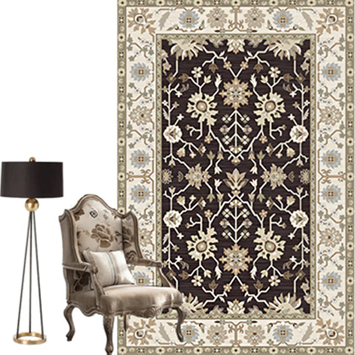 Moroccan Salon Rug Multicolor geometric pattern rug Polypropylene non-slip easy care rug | Bowlift