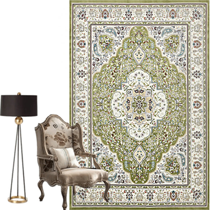 Moroccan Salon Rug Multicolor geometric pattern rug Polypropylene non-slip easy care rug | Bowlift