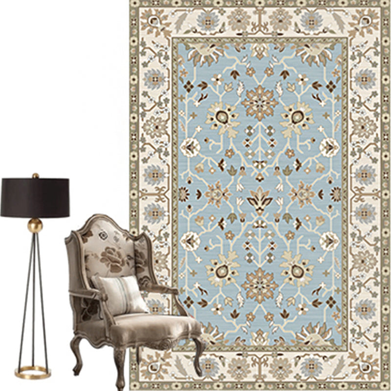 Moroccan Salon Rug Multicolor geometric pattern rug Polypropylene non-slip easy care rug | Bowlift