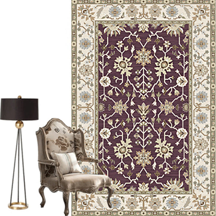 Moroccan Salon Rug Multicolor geometric pattern rug Polypropylene non-slip easy care rug | Bowlift