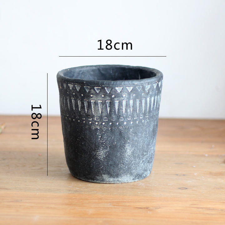 Elegant decorative pot made of high-quality concrete Bowlift