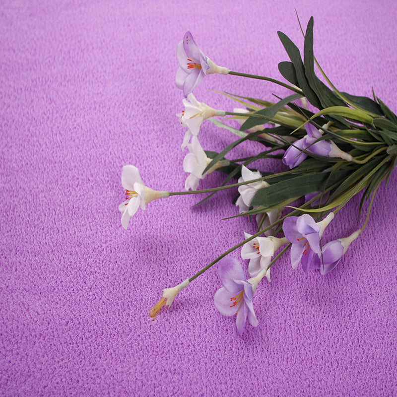 Casual bedroom rug Multicolored Solid indoor rug PVC Non-slip Easy-care Washable rug | Bowlift