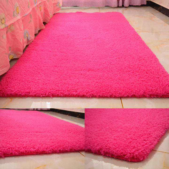 BowLift | Casual Rug Acrylic Solid Color Rug Easy Care Indoor Rug for Bedroom