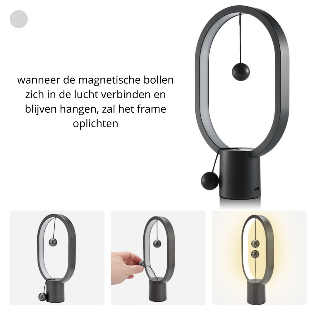 GlowSphere Table Lamp - Atmospheric Lighting for Home Bowlift