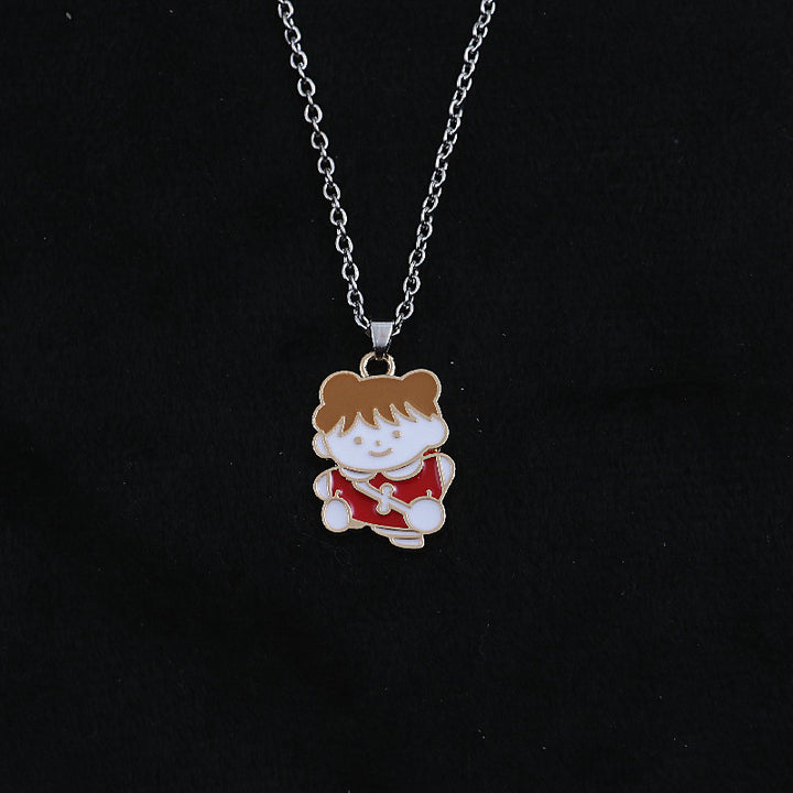 Astronaut Pendant Necklace Bowlift