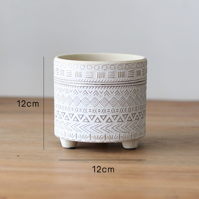 Decorative flower pot with elegant pattern Bowlift