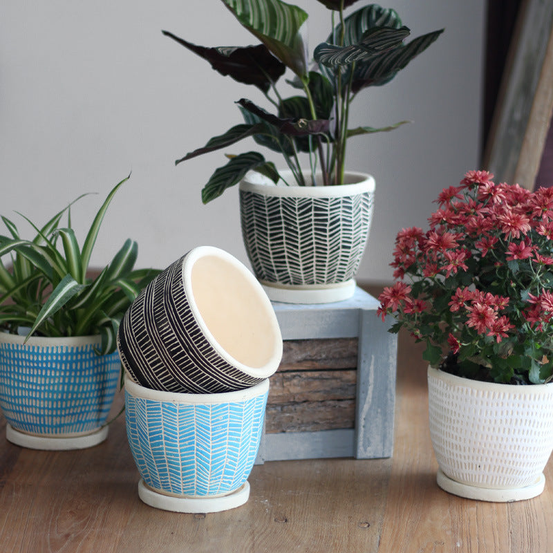 Decorative plant pot Bowlift