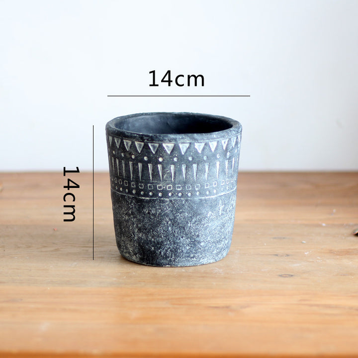Elegant decorative pot made of high-quality concrete Bowlift