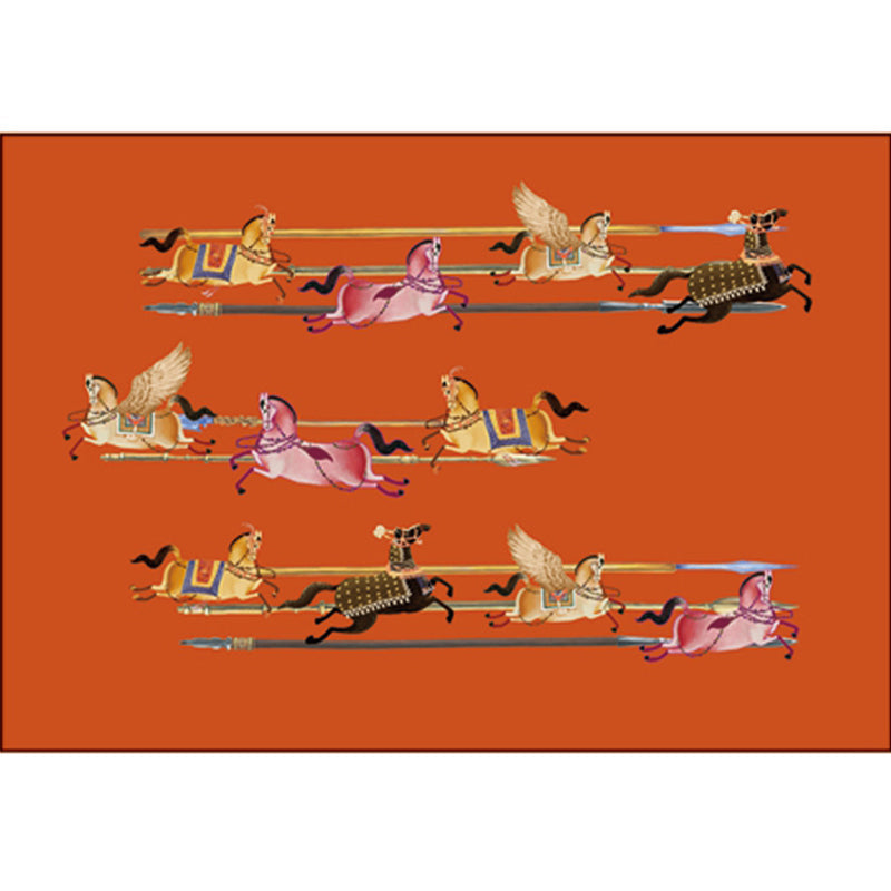 BowLift | Modern bedroom carpet Multicolor animal print indoor carpet Polyester non-slip backing pet-friendly rug