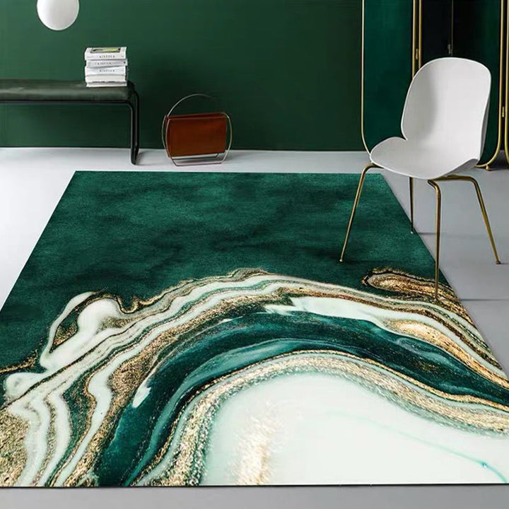BowLift | Nordic Geo Printed Rug Multi-Color Synthetic Carpet Easy Care Machine Washable Indoor Carpet for Parlor