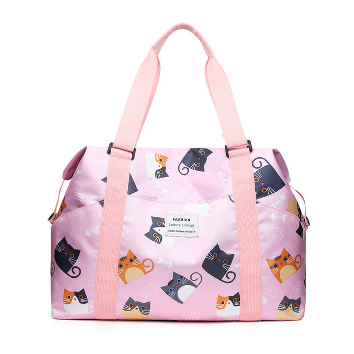 Floral Printed Weekender Bag Bowlift
