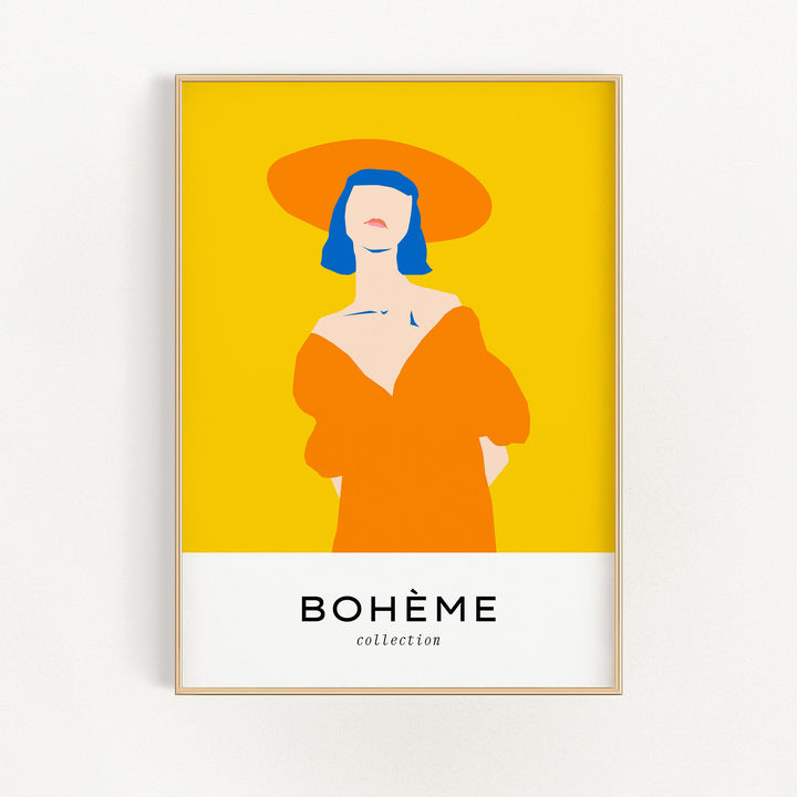 Boheme-Spring-Lady with a Hat | Bowlift