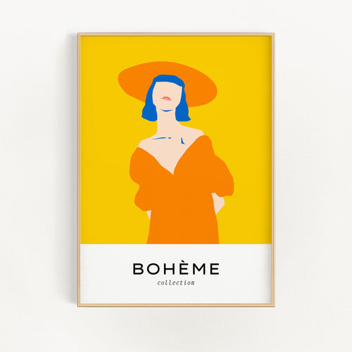 Boheme-Spring-Lady with a Hat | Bowlift