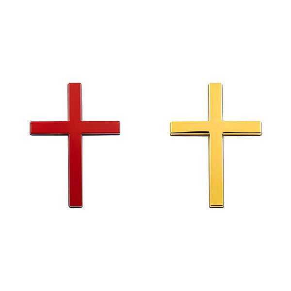 BowLift | ️ 3D Cross Metal Jesus Christ Cross Badge StickerCar Anti-Scratch Sticker