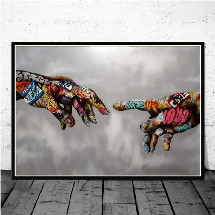 Street Art Pop Graffiti - Canvas Wall Art Painting | Bowlift