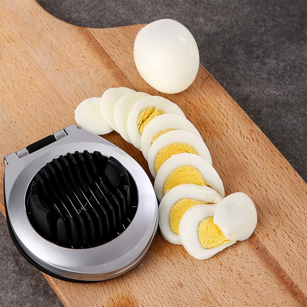 BowLift | Stainless Steel Egg Slicer – 3-in-1 Cutting Options for Effortless Preparation!