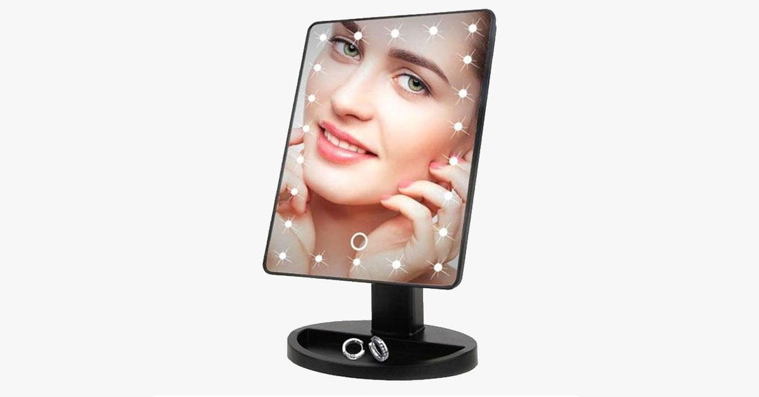 BowLift | LED Sensor Makeup Mirror with 180-Degree Swivel Function - Use it your way