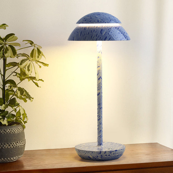 BowLift | Aurelia Noire - Rechargeable Wireless Table Lamp with Built-in LED Lighting and Battery