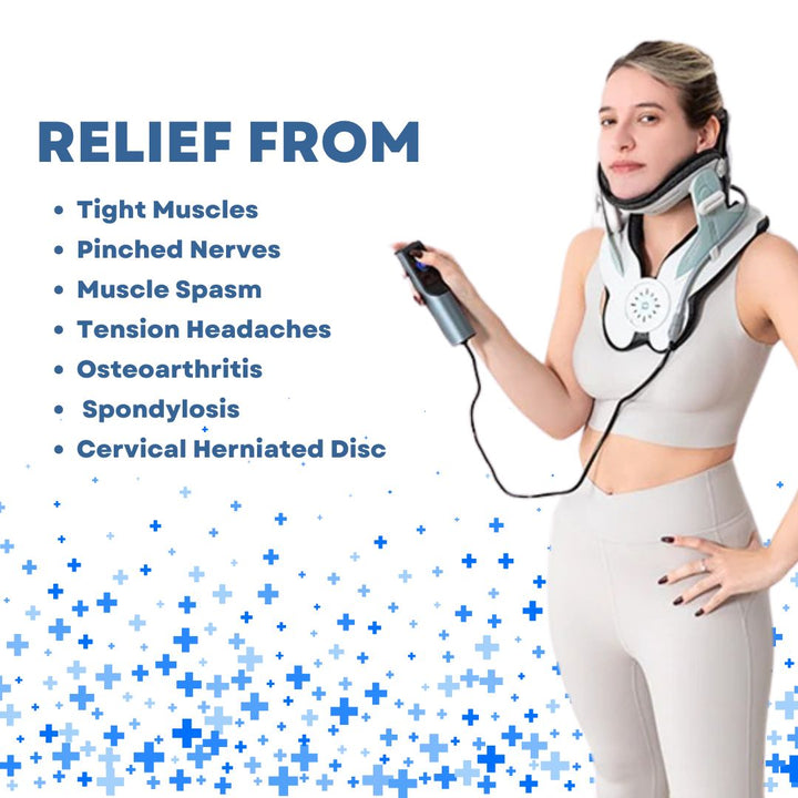 BowLift | Neck Stretcher for Pain Relief - Adjustable Cervical Traction Device Ideal for Neck Tension and Discomfort