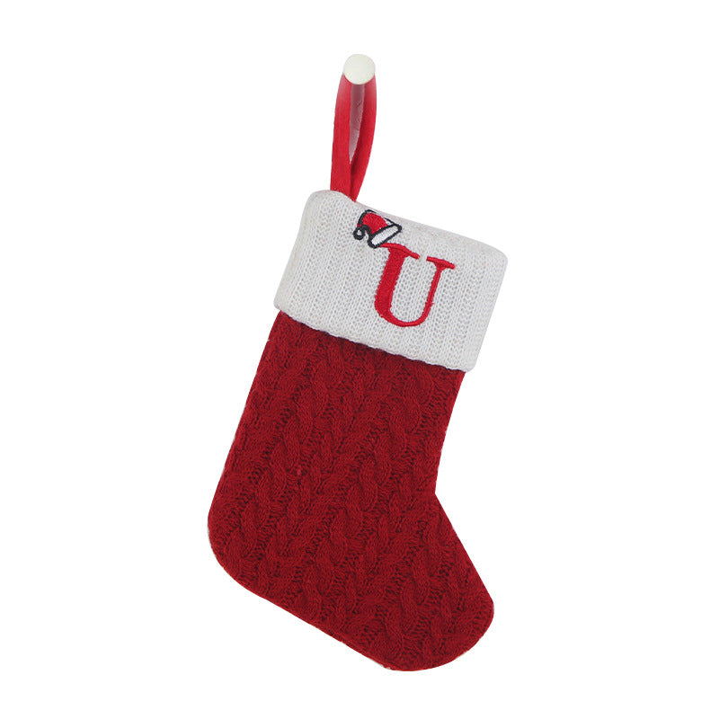 BowLift | Christmas Letter Knit Stocking