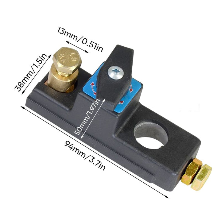 Car battery switch with disconnect function | Bowlift