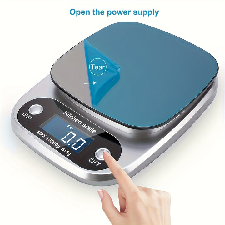 Digital kitchen scale stainless steel | Bowlift
