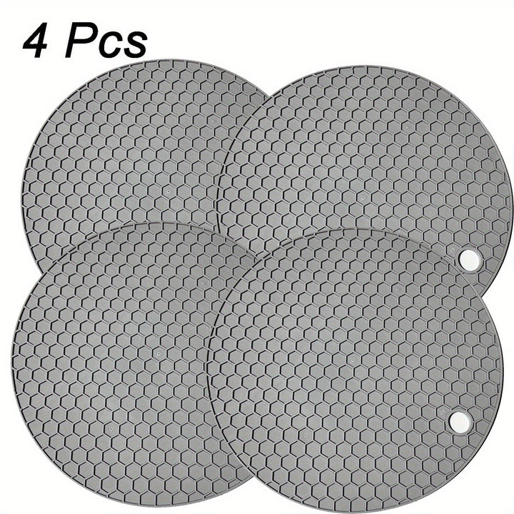 BowLift | Silicone Heat Resistant Trivet Mat Round