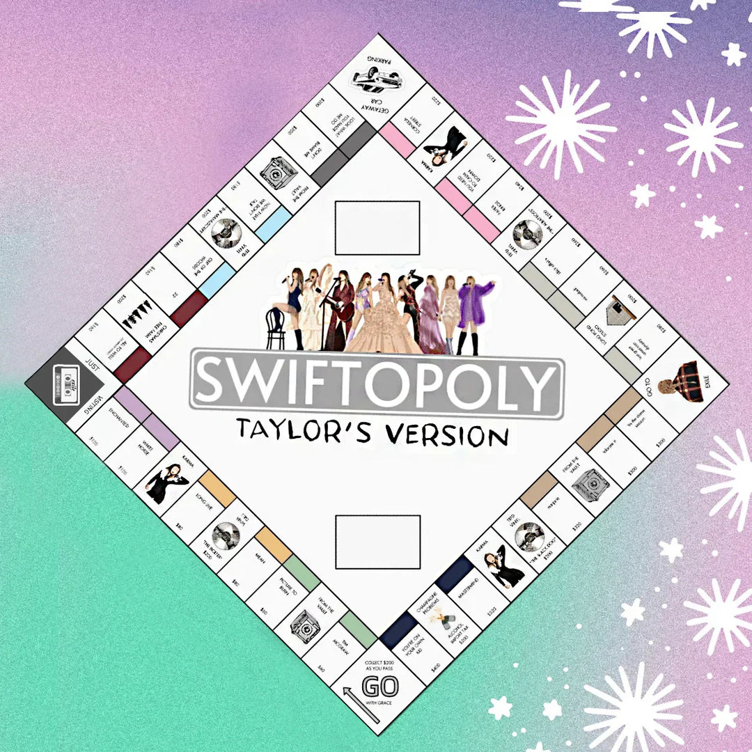 BowLift | SWIFTOPOLY - TS 'Swiftie' Monopoly Board Game