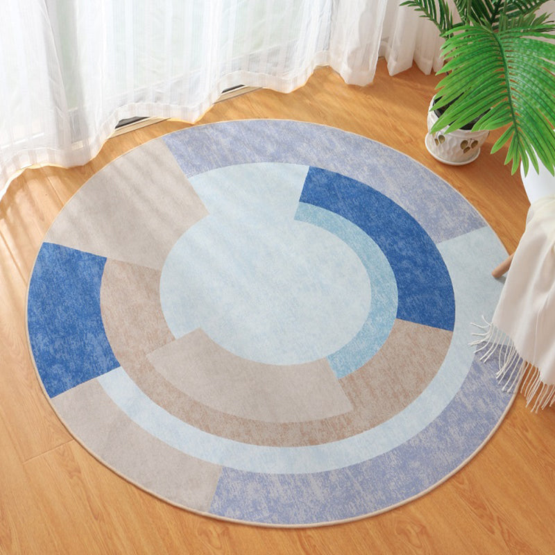 Cute Bedroom Rug Multicolored Cartoon Printed Carpet Synthetic Non-Slip Back Washable Indoor Rug | Bowlift